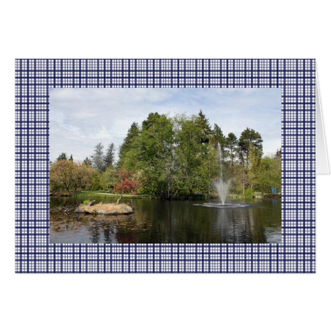 Botanische tuin en plaids 2 (Voorkant Horizontaal)