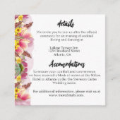 botanische tuin informatiekaartje (Voorkant)