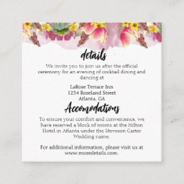 botanische tuin informatiekaartje