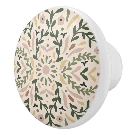 Botanische tuin keramische knop (Rechts)