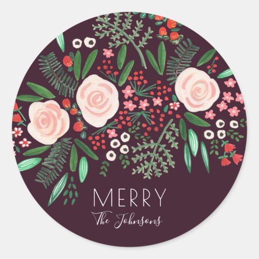 Botanische tuin | Kerstvakantie | Sticker (Voorkant)