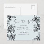 Botanische tuin laat budgethuwelijk links liggen briefkaart (Voorkant / Achterkant)