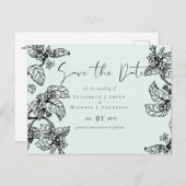 Botanische tuin laat budgethuwelijk toe briefkaart (Voorkant / Achterkant)