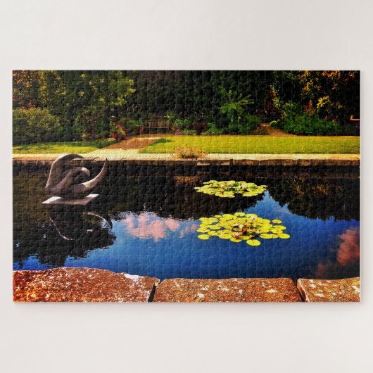 Botanische tuin legpuzzel (Horizontaal)