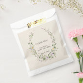 Botanische tuin Little One in Bloom Baby shower Bedankzakje (Gezegeld)