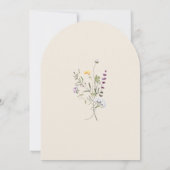 Botanische tuin Little One in Bloom Baby shower Kaart (Achterkant)