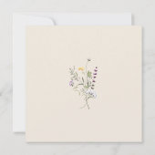 Botanische tuin Little One in Bloom Baby shower Kaart (Achterkant)