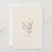 Botanische tuin Little One in Bloom Baby shower Kaart (Achterkant)