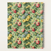 Botanische tuin Meadow Wildflowers Bloemen Planner (Achterkant)