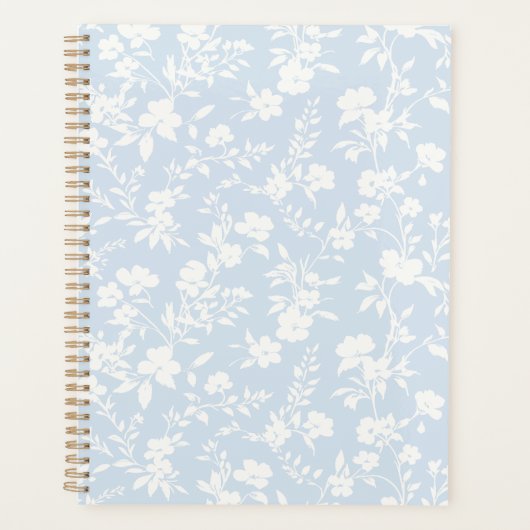 Botanische Tuin Neutraal - Poederblauw Planner (Voorkant)