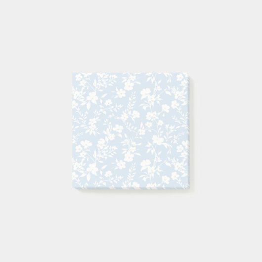 Botanische Tuin Neutraal - Poederblauw Post-it® Notes (Voorkant)