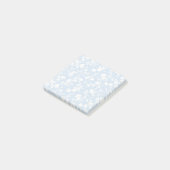 Botanische Tuin Neutraal - Poederblauw Post-it® Notes (Schuin)