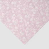 Botanische Tuin Neutral - Blush Roze Tissuepapier (Detail)