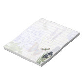 Botanische tuin notitieblok (Linkerzijde)