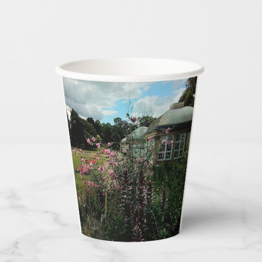 Botanische tuin papieren bekers (Voorkant)