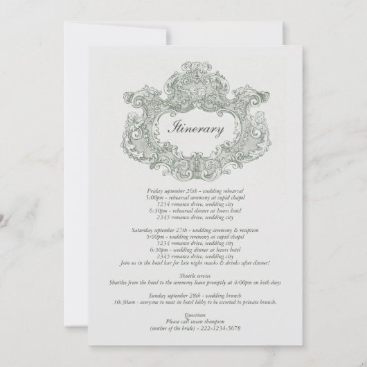  Botanische Tuin Party Wedding Route (Achterkant)