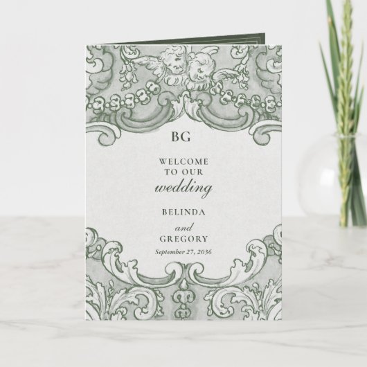  Botanische Tuin Party Wedding Route Programma (Voorkant)