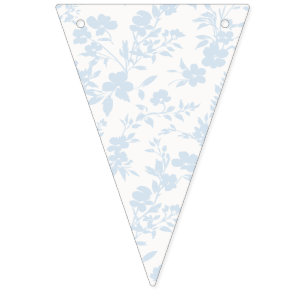 Botanische Tuin Poederblauw - Neutraal Vlaggetjes