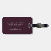 Botanische tuin | Reisvakantie | Bagage label (Achterkant horizontaal)