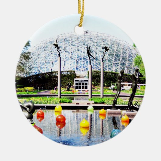 Botanische tuin St Louis, St Louis Keramisch Ornament (Voorkant)