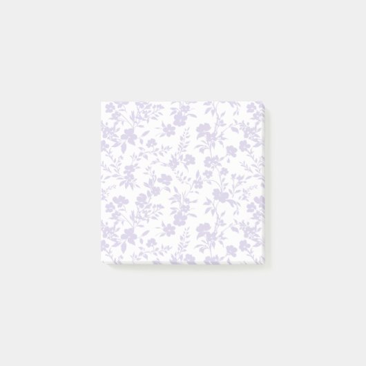Botanische Tuin Stof Lavendel - Neutraal Post-it® Notes (Voorkant)