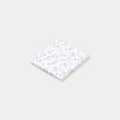 Botanische Tuin Stof Lavendel - Neutraal Post-it® Notes (Schuin)