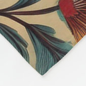 Botanische Tuin Tapestry Fleece Deken (Hoek)