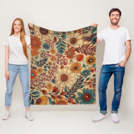 Botanische Tuin Tapijt Vliesdeken Fleece Deken