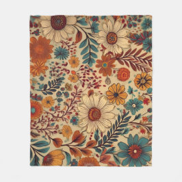 Botanische Tuin Tapijt Vliesdeken Fleece Deken