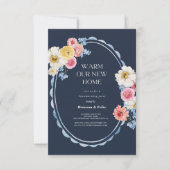 Botanische Tuin Tropisch Groen Housewarming Party Kaart (Voorkant)