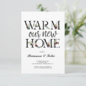 Botanische Tuin Tropisch Groen Housewarming Party Kaart (Staand voorkant)