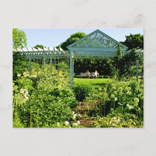 Botanische tuin van de Snug Harbour in de haven va Briefkaart (Voorkant)