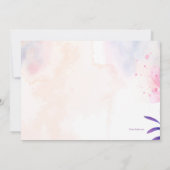 Botanische tuin van dromen Prom-uitnodigingen Kaart (Achterkant)