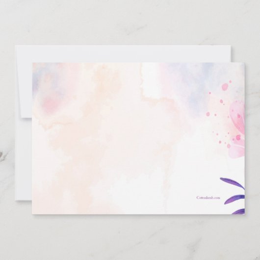 Botanische tuin van dromen Prom-uitnodigingen Kaart (Achterkant)