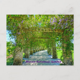 Botanische tuin van koningin's Wreath Napels, Flor Briefkaart