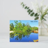 Botanische tuin van Napels - Infinity Pool Briefkaart (Staand voorkant)
