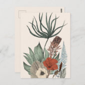  botanische tuin – Wildflowers & Protea Il Briefkaart (Voorkant / Achterkant)