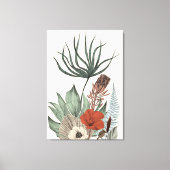  botanische tuin – Wildflowers & Protea Il Canvas Afdruk (Voorkant)