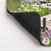 Botanische tuin Zig Zag Bridge Missouri Muismat (Hoek)