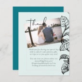 Botanische tuinbodes verlaten budget bruiloft (Voorkant / Achterkant)