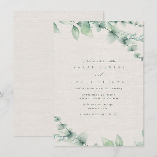 Botanische tuinbouw kaart (Voorkant / Achterkant)