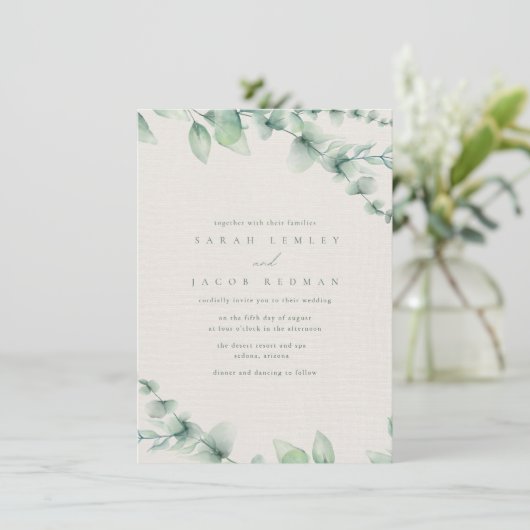 Botanische tuinbouw kaart (Staand voorkant)