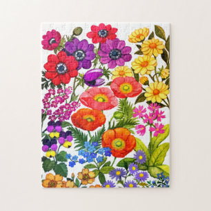 Botanische tuinbouwkunst Jigzaag Puzzle Legpuzzel