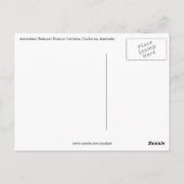 botanische tuinen canberra briefkaart (Achterkant)