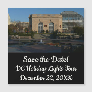 Botanische tuinen met Kerstmis in Washington DC