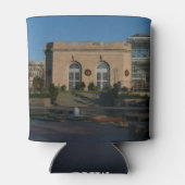 Botanische tuinen met Kerstmis in Washington DC Blikjeskoeler (Achterkant)