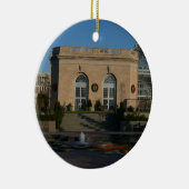 Botanische tuinen met Kerstmis in Washington DC Keramisch Ornament (Rechts)