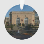Botanische tuinen met Kerstmis in Washington DC Ornament (voorkant)