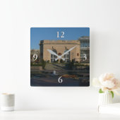 Botanische tuinen met Kerstmis in Washington DC Vierkante Klok (Huis)