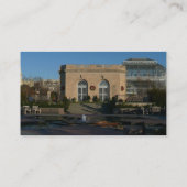 Botanische tuinen met Kerstmis in Washington DC Visitekaartje (Achterkant)